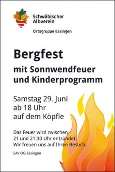 Bergfest 2019 Plakat